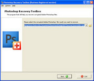 Photoshop Recovery Toolbox screenshot